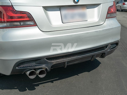 RW Carbon BMW E82 E88 Perf. Style Carbon Fiber Diffuser-Exterior-Silicon Valley Bimmer