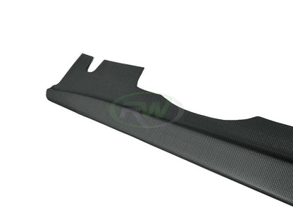 RW Carbon BMW E92 E93 M3 Carbon Fiber Side Skirt Extensions-Exterior-Silicon Valley Bimmer