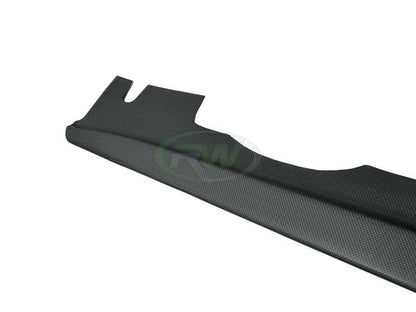 RW Carbon BMW E92 E93 M3 Carbon Fiber Side Skirt Extensions-Exterior-Silicon Valley Bimmer