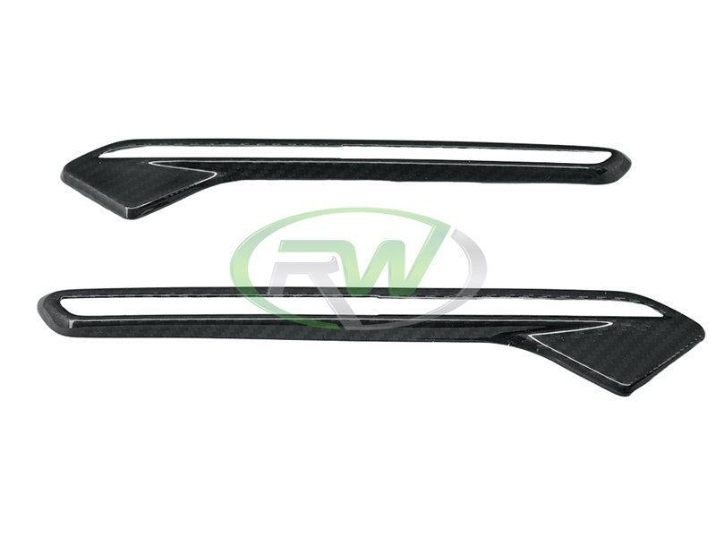 RW Carbon BMW F06 F12 F13 M6 Carbon Fiber Fender Trim-Exterior-Silicon Valley Bimmer