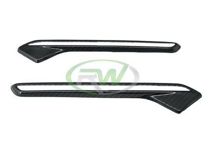 RW Carbon BMW F06 F12 F13 M6 Carbon Fiber Fender Trim-Exterior-Silicon Valley Bimmer