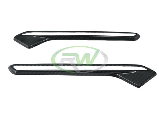 RW Carbon BMW F06 F12 F13 M6 Carbon Fiber Fender Trim-Exterior-Silicon Valley Bimmer