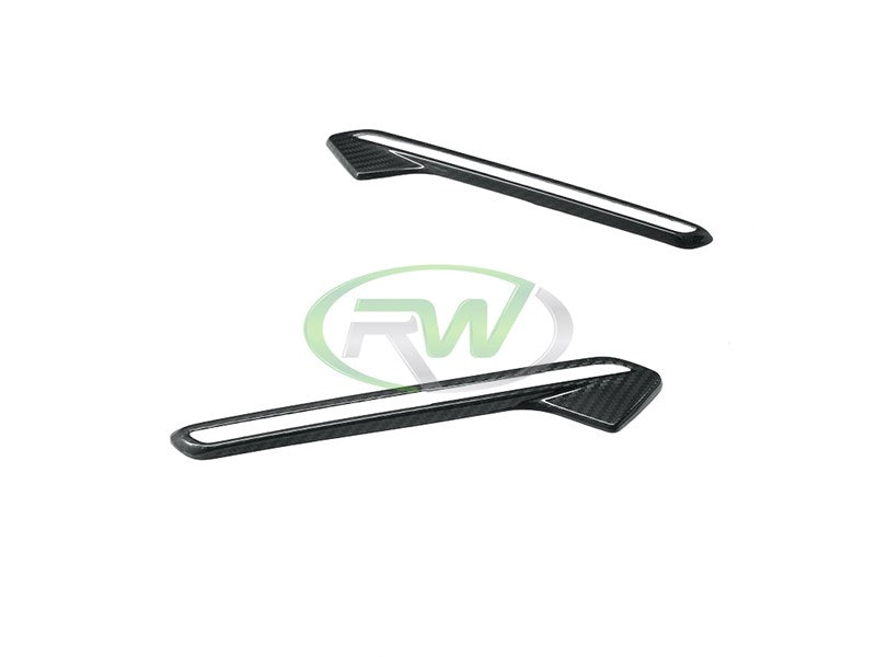 RW Carbon BMW F06 F12 F13 M6 Carbon Fiber Fender Trim-Exterior-Silicon Valley Bimmer