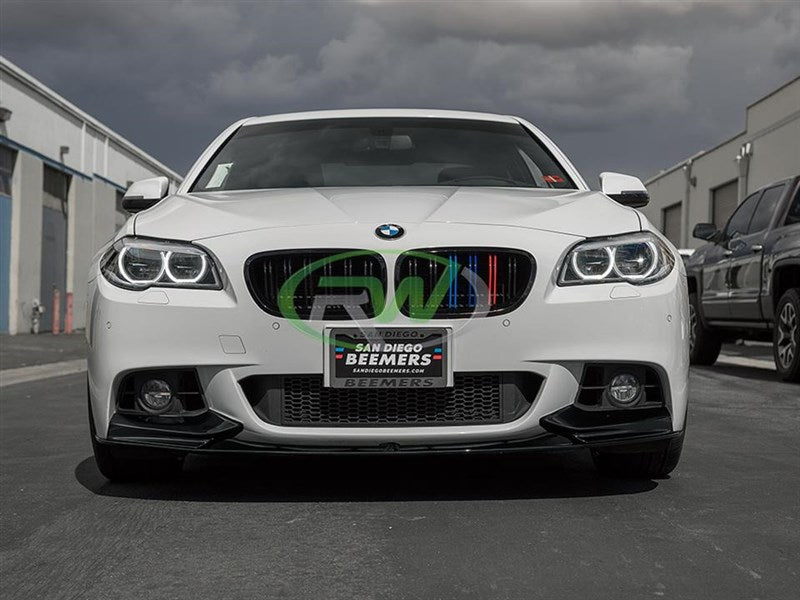 RW Carbon BMW F10 F11 Performance Style Front Lip Spoiler-Exterior-Silicon Valley Bimmer