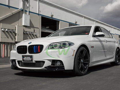 RW Carbon BMW F10 F11 Performance Style Front Lip Spoiler-Exterior-Silicon Valley Bimmer