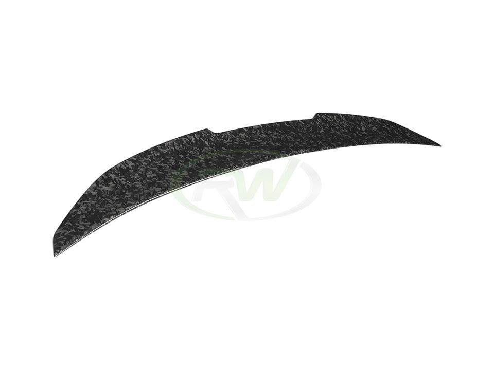 RW Carbon BMW F10 GTX Forged Carbon Trunk Spoiler-Exterior-Silicon Valley Bimmer