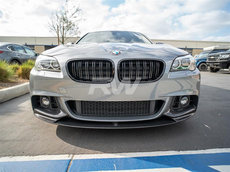 RW Carbon BMW F10 Gloss Black Double Slat Grilles-Exterior-Silicon Valley Bimmer