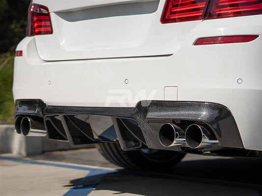 RW Carbon BMW F10 M5 DTM Carbon Fiber Rear Diffuser-Exterior-Silicon Valley Bimmer