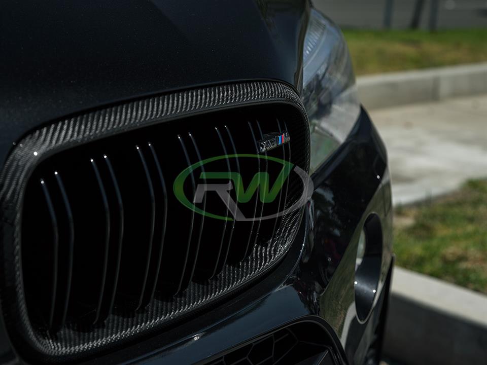 RW Carbon BMW F15 F16 F85 F86 Carbon Fiber Grilles-Exterior-Silicon Valley Bimmer
