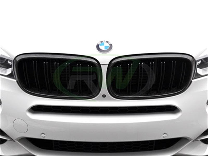 RW Carbon BMW F15 F16 F85 F86 Carbon Fiber Grilles-Exterior-Silicon Valley Bimmer