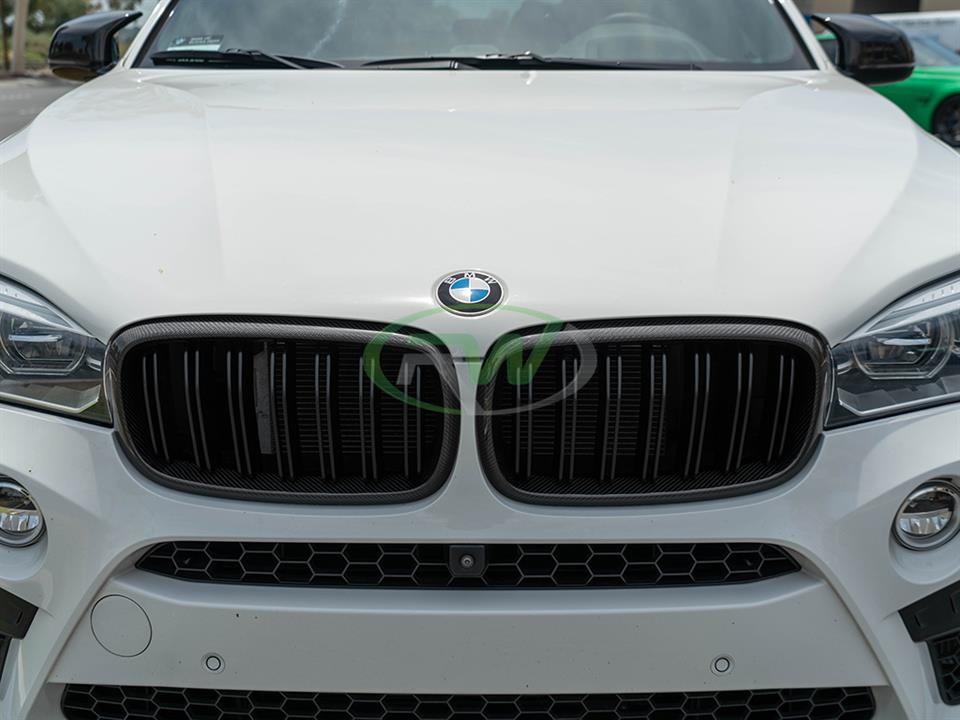 RW Carbon BMW F15 F16 F85 F86 Carbon Fiber Grilles-Exterior-Silicon Valley Bimmer