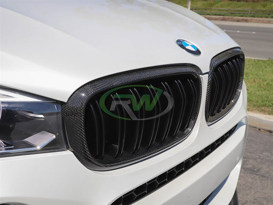 RW Carbon BMW F15 F16 F85 F86 Carbon Fiber Grilles-Exterior-Silicon Valley Bimmer