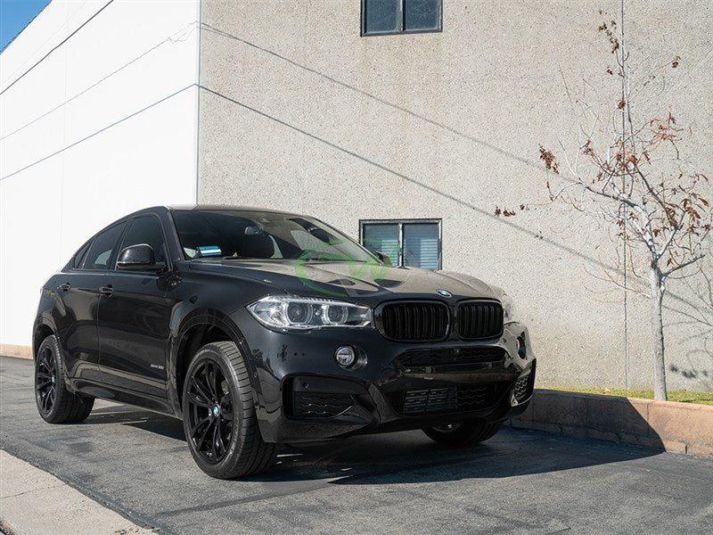 RW Carbon BMW F15 F16 F85 F86 Gloss Black Grilles-Exterior-Silicon Valley Bimmer