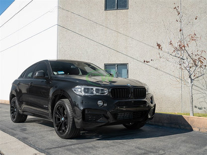 RW Carbon BMW F15 F16 F85 F86 Gloss Black Grilles-Exterior-Silicon Valley Bimmer