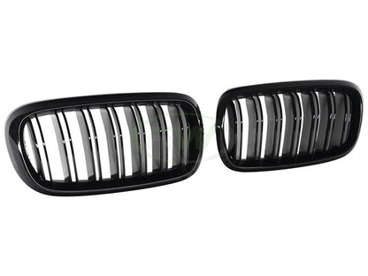 RW Carbon BMW F15 F16 F85 F86 Gloss Black Grilles-Exterior-Silicon Valley Bimmer
