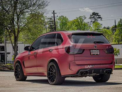 RW Carbon BMW F15 X5 F85 X5M CF Side Skirt Extensions-Exterior-Silicon Valley Bimmer