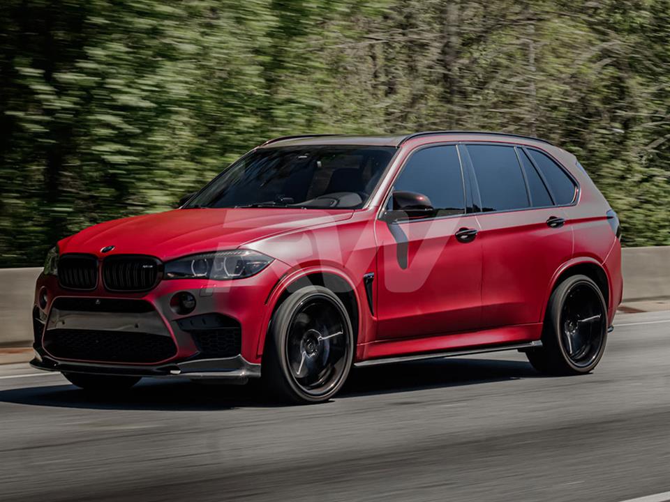 RW Carbon BMW F15 X5 F85 X5M CF Side Skirt Extensions-Exterior-Silicon Valley Bimmer