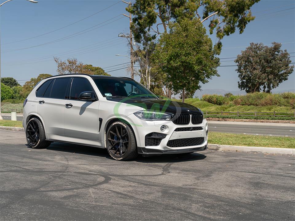 RW Carbon BMW F15 X5 F85 X5M CF Side Skirt Extensions-Exterior-Silicon Valley Bimmer