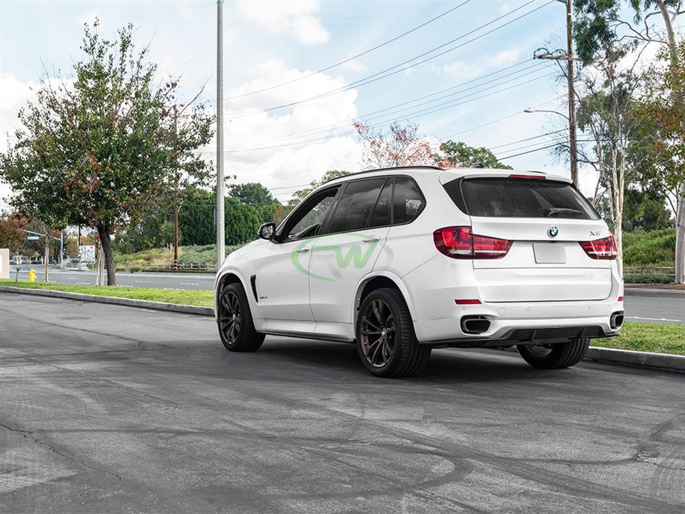 RW Carbon BMW F15 X5 F85 X5M CF Side Skirt Extensions-Exterior-Silicon Valley Bimmer