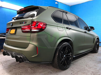 RW Carbon BMW F15 X5 F85 X5M CF Side Skirt Extensions-Exterior-Silicon Valley Bimmer