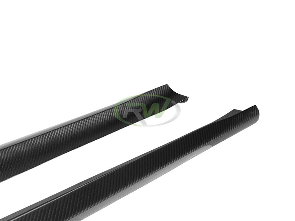 RW Carbon BMW F15 X5 F85 X5M CF Side Skirt Extensions-Exterior-Silicon Valley Bimmer
