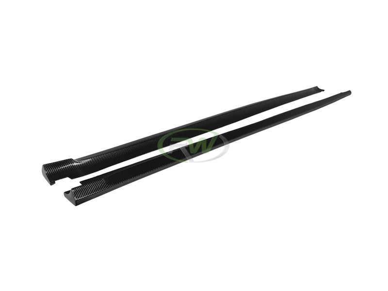 RW Carbon BMW F15 X5 F85 X5M CF Side Skirt Extensions-Exterior-Silicon Valley Bimmer