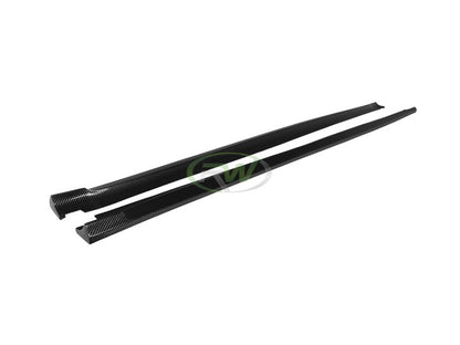 RW Carbon BMW F15 X5 F85 X5M CF Side Skirt Extensions-Exterior-Silicon Valley Bimmer