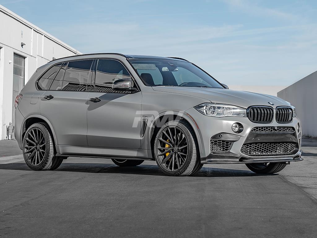 RW Carbon BMW F15 X5 F85 X5M CF Side Skirt Extensions-Exterior-Silicon Valley Bimmer