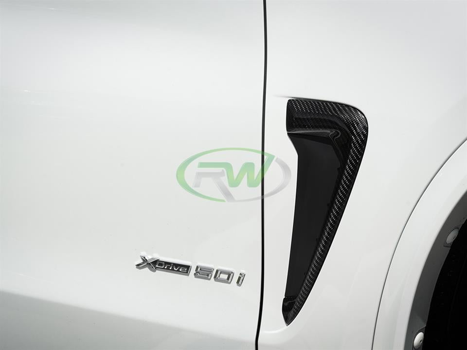 RW Carbon BMW F15 X5 F85 X5M Carbon Fiber Fender Trims-Exterior-Silicon Valley Bimmer