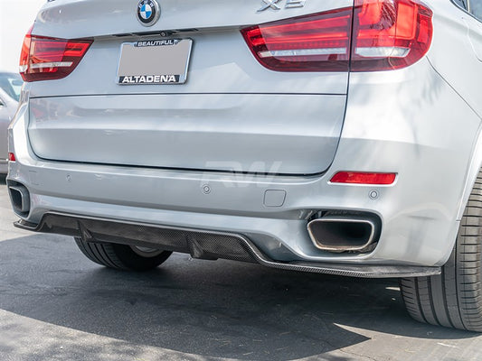 RW Carbon BMW F15 X5 M Sport 3D Style Carbon Fiber Diffuser-Exterior-Silicon Valley Bimmer