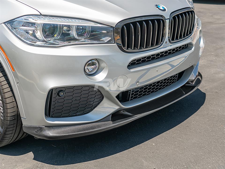 RW Carbon BMW F15 X5 M Sport 3D Style Carbon Fiber Front Lip-Exterior-Silicon Valley Bimmer