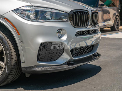 RW Carbon BMW F15 X5 M Sport 3D Style Carbon Fiber Front Lip-Exterior-Silicon Valley Bimmer