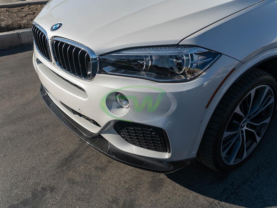 RW Carbon BMW F15 X5 M Sport 3D Style Carbon Fiber Front Lip-Exterior-Silicon Valley Bimmer