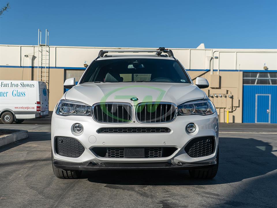 RW Carbon BMW F15 X5 M Sport 3D Style Carbon Fiber Front Lip-Exterior-Silicon Valley Bimmer