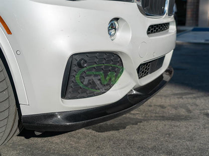 RW Carbon BMW F15 X5 M Sport 3D Style Carbon Fiber Front Lip-Exterior-Silicon Valley Bimmer