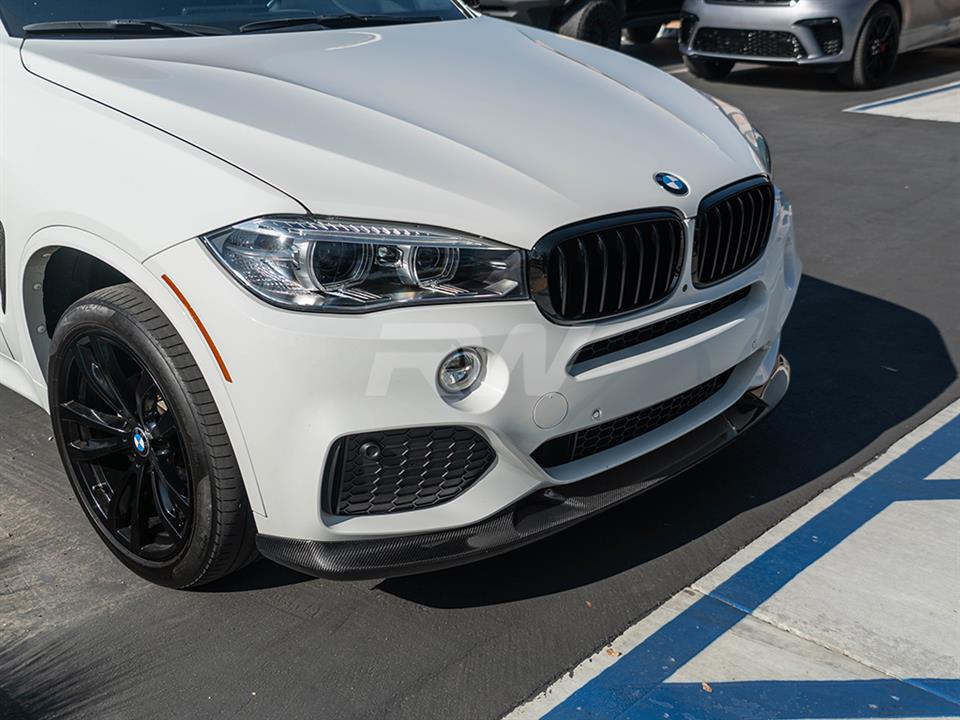 RW Carbon BMW F15 X5 M Sport 3D Style Carbon Fiber Front Lip-Exterior-Silicon Valley Bimmer