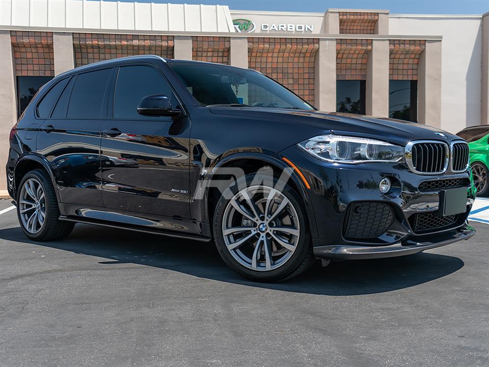 RW Carbon BMW F15 X5 M Sport 3D Style Carbon Fiber Front Lip-Exterior-Silicon Valley Bimmer
