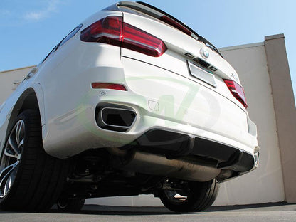 RW Carbon BMW F15 X5 M Sport Carbon Fiber Rear Diffuser-Exterior-Silicon Valley Bimmer