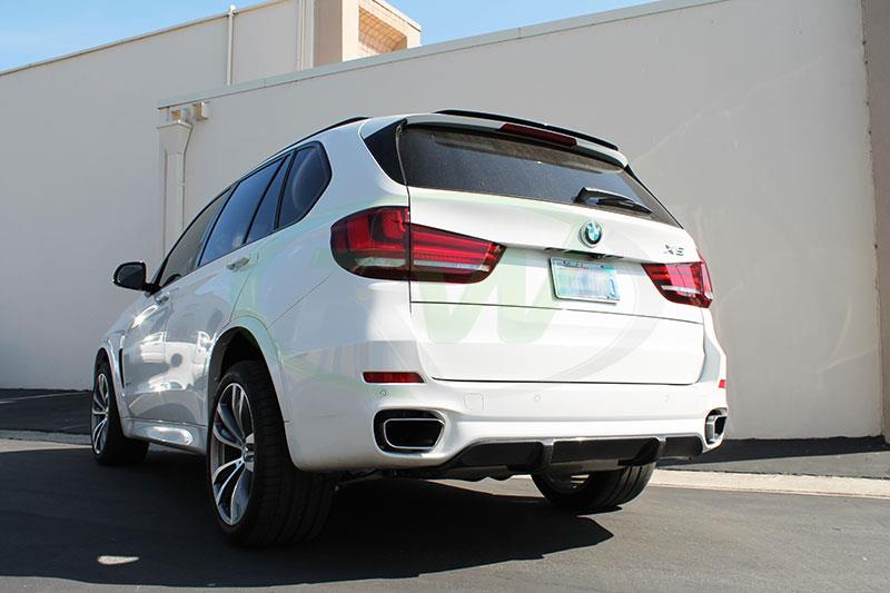 RW Carbon BMW F15 X5 M Sport Carbon Fiber Rear Diffuser-Exterior-Silicon Valley Bimmer