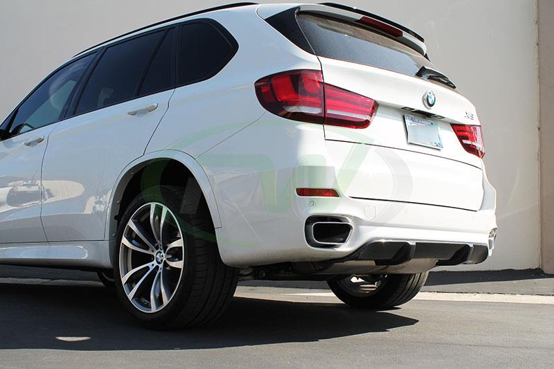 RW Carbon BMW F15 X5 M Sport Carbon Fiber Rear Diffuser-Exterior-Silicon Valley Bimmer