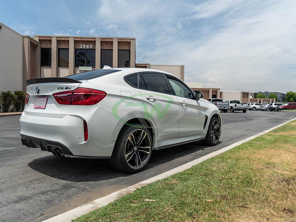 RW Carbon BMW F16 X6 F86 X6M 3D Style CF Trunk Spoiler-Exterior-Silicon Valley Bimmer