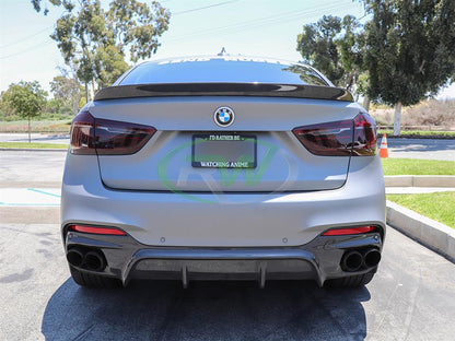 RW Carbon BMW F16 X6 F86 X6M 3D Style CF Trunk Spoiler-Exterior-Silicon Valley Bimmer
