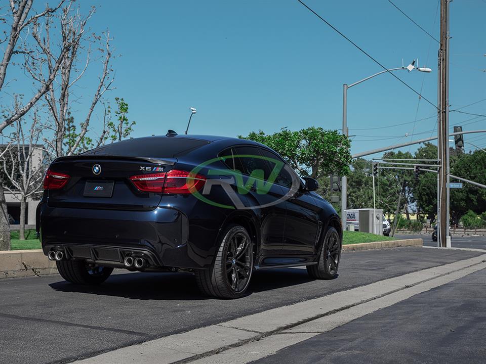 RW Carbon BMW F16 X6 F86 X6M Carbon Fiber Trunk Spoiler-Exterior-Silicon Valley Bimmer