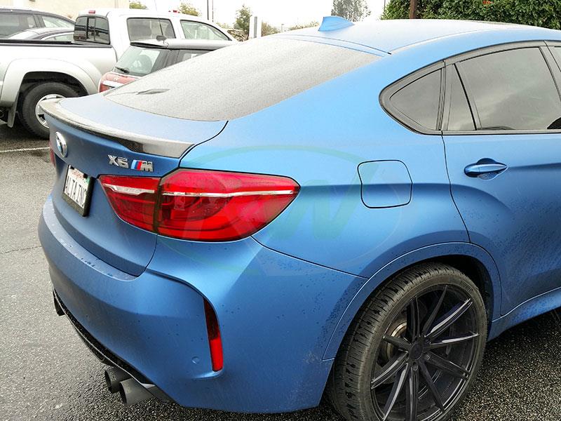 RW Carbon BMW F16 X6 F86 X6M Carbon Fiber Trunk Spoiler-Exterior-Silicon Valley Bimmer