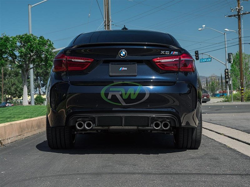 RW Carbon BMW F16 X6 F86 X6M Carbon Fiber Trunk Spoiler-Exterior-Silicon Valley Bimmer