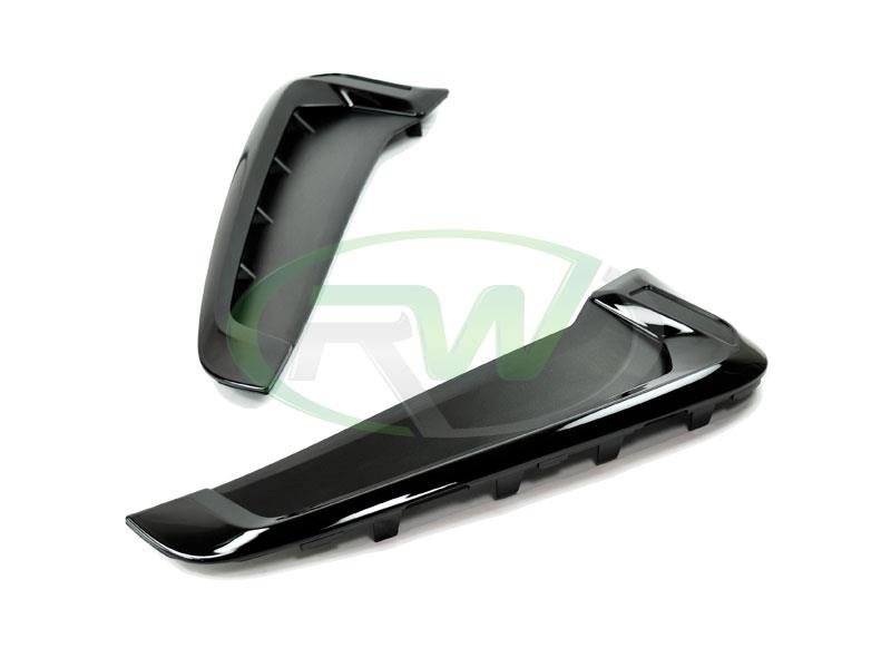 RW Carbon BMW F16 X6 F86 X6M Gloss Black Fender Trims-Exterior-Silicon Valley Bimmer