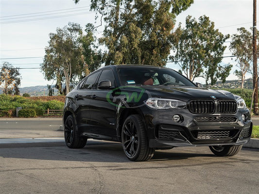 RW Carbon BMW F16 X6 M Sport Carbon Fiber Front Lip-Exterior-Silicon Valley Bimmer