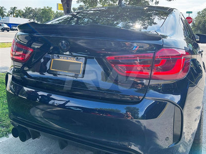 RW Carbon BMW F16/F86 GTX Carbon Fiber Trunk Spoiler-Exterior-Silicon Valley Bimmer