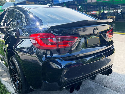 RW Carbon BMW F16/F86 GTX Carbon Fiber Trunk Spoiler-Exterior-Silicon Valley Bimmer
