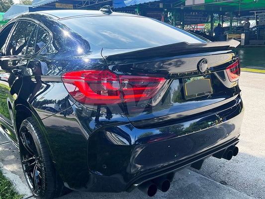 RW Carbon BMW F16/F86 GTX Carbon Fiber Trunk Spoiler-Exterior-Silicon Valley Bimmer